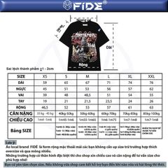 Áo thun địa danh FIDE phông unisex nam nữ form rộng ulzzang Sài Gòn - AT234