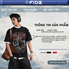 Áo thun địa danh FIDE phông unisex nam nữ form rộng ulzzang Sài Gòn - AT234