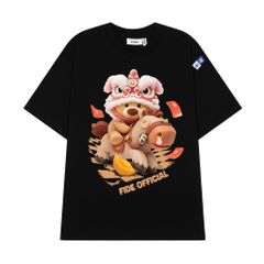 Áo thun FIDE JoyBear unisex form rộng nam nữ local brand cổ tròn oversize JoyBear - AT237