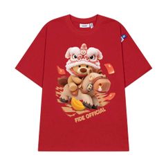 Áo thun FIDE JoyBear unisex form rộng nam nữ local brand cổ tròn oversize JoyBear - AT237
