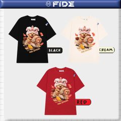 Áo thun FIDE JoyBear unisex form rộng nam nữ local brand cổ tròn oversize JoyBear - AT237