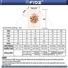 Áo thun FIDE JoyBear unisex form rộng nam nữ local brand cổ tròn oversize JoyBear - AT237