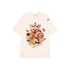 Áo thun FIDE JoyBear unisex form rộng nam nữ local brand cổ tròn oversize JoyBear - AT237