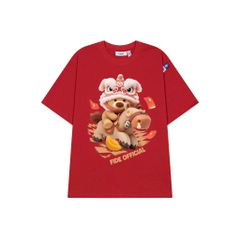 Áo thun FIDE JoyBear unisex form rộng nam nữ local brand cổ tròn oversize JoyBear - AT237