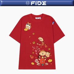 Áo thun FIDE JoyBear unisex form rộng nam nữ local brand cổ tròn oversize JoyBear - AT239