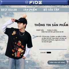 Áo thun FIDE JoyBear unisex form rộng nam nữ local brand cổ tròn oversize JoyBear - AT239