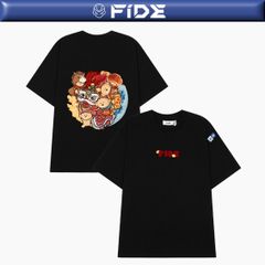 Áo thun FIDE JoyBear unisex form rộng nam nữ local brand cổ tròn oversize JoyBear - AT240(Kèm Charm)