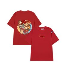 Áo thun FIDE JoyBear unisex form rộng nam nữ local brand cổ tròn oversize JoyBear - AT240(Kèm Charm)