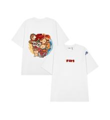 Áo thun FIDE JoyBear unisex form rộng nam nữ local brand cổ tròn oversize JoyBear - AT240(Kèm Charm)
