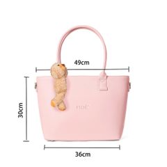 Túi Xách FIDE Local Brand Chính Hãng Tote Bag Size Lớn Da PVC Cao Cấp Đứng Form Có Dây Đeo - TCG01(Kèm gấu)