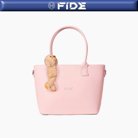 Túi Xách FIDE Local Brand Chính Hãng Tote Bag Size Lớn Da PVC Cao Cấp Đứng Form Có Dây Đeo - TCG01(Kèm gấu)
