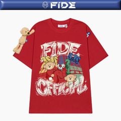 Áo thun FIDE JoyBear unisex form rộng nam nữ local brand cổ tròn oversize JoyBear - AT245 (Kèm Gấu)