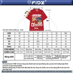 Áo thun FIDE JoyBear unisex form rộng nam nữ local brand cổ tròn oversize JoyBear - AT245 (Kèm Gấu)
