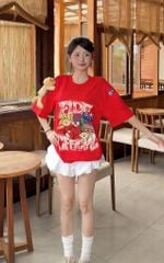 Áo thun FIDE JoyBear unisex form rộng nam nữ local brand cổ tròn oversize JoyBear - AT245 (Kèm Gấu)