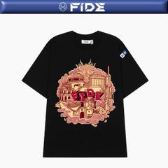 Áo thun FIDE unisex form rộng cổ tròn nam nữ local brand cổ tròn oversize - AT247