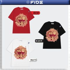 Áo thun FIDE unisex form rộng cổ tròn nam nữ local brand cổ tròn oversize - AT247