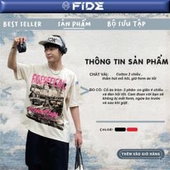 Áo thun FIDE phong cách cổ điển Vintage unisex form rộng nam nữ local brand cổ tròn oversize- AT252