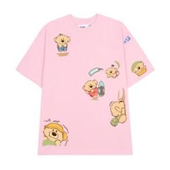 Áo thun FIDE Teddy unisex form rộng nam nữ local brand cổ tròn oversize- AT253