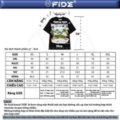 Áo thun FIDE Tropical unisex form rộng nam nữ local brand cổ tròn oversize- AT255
