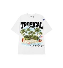 Áo thun FIDE Tropical unisex form rộng nam nữ local brand cổ tròn oversize- AT255