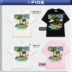 Áo thun FIDE Tropical Summer unisex form rộng nam nữ local brand cổ tròn oversize- AT256