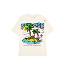 Áo thun FIDE Tropical Summer unisex form rộng nam nữ local brand cổ tròn oversize- AT256