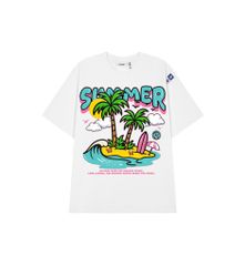 Áo thun FIDE Tropical Summer unisex form rộng nam nữ local brand cổ tròn oversize- AT256