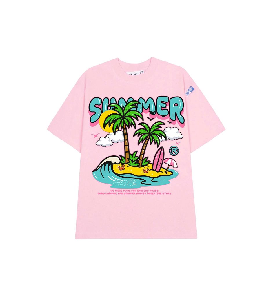 Áo thun FIDE Tropical Summer unisex form rộng nam nữ local brand cổ tròn oversize- AT256