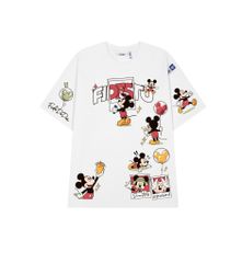 Áo thun FIDE Mickey phông unisex form rộng local brand nam nữ cổ tròn oversize - AT294
