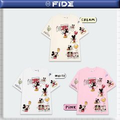 Áo thun FIDE Mickey phông unisex form rộng local brand nam nữ cổ tròn oversize - AT294