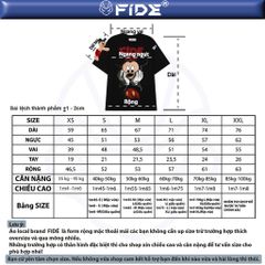Áo thun FIDE Mickey phông unisex form rộng local brand nam nữ cổ tròn oversize - AT296 (Kèm gấu)