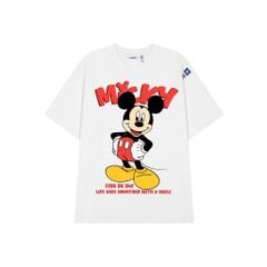 Áo thun FIDE Mickey phông unisex form rộng local brand nam nữ cổ tròn oversize - AT297