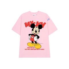 Áo thun FIDE Mickey phông unisex form rộng local brand nam nữ cổ tròn oversize - AT297