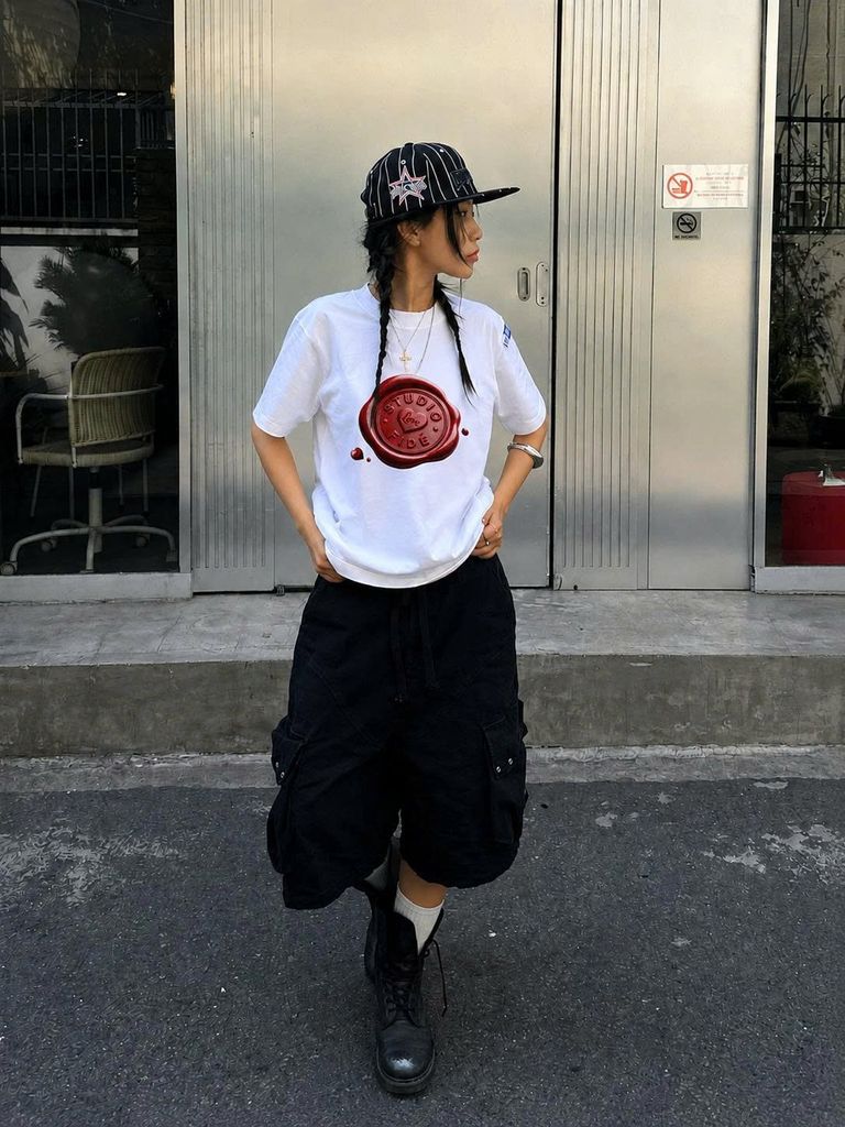 Áo thun FIDE Wax Seal phông unisex form rộng local brand nam nữ cổ tròn oversize - AT300