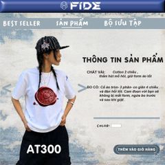 Áo thun FIDE Wax Seal phông unisex form rộng local brand nam nữ cổ tròn oversize - AT300