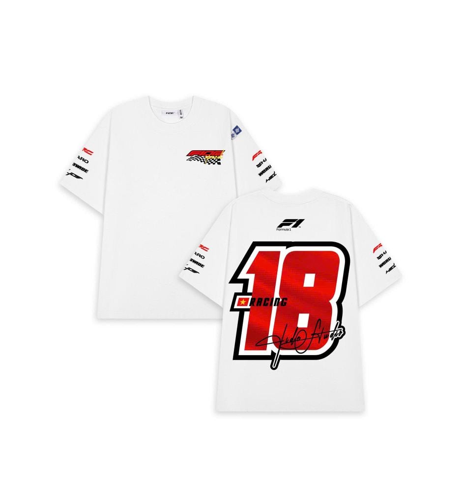 Áo thun FIDE Racing Streetwear unisex form rộng local brand nam nữ cổ tròn oversize - AT299