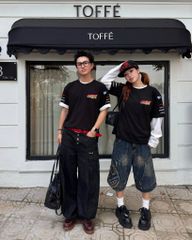 Áo thun FIDE Racing Streetwear unisex form rộng local brand nam nữ cổ tròn oversize - AT299