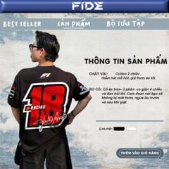Áo thun FIDE Racing Streetwear unisex form rộng local brand nam nữ cổ tròn oversize - AT299