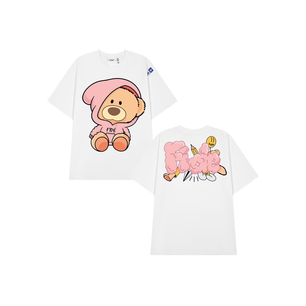 Áo thun FIDE TEDDY phông unisex form rộng local brand nam nữ cổ tròn oversize - AT304
