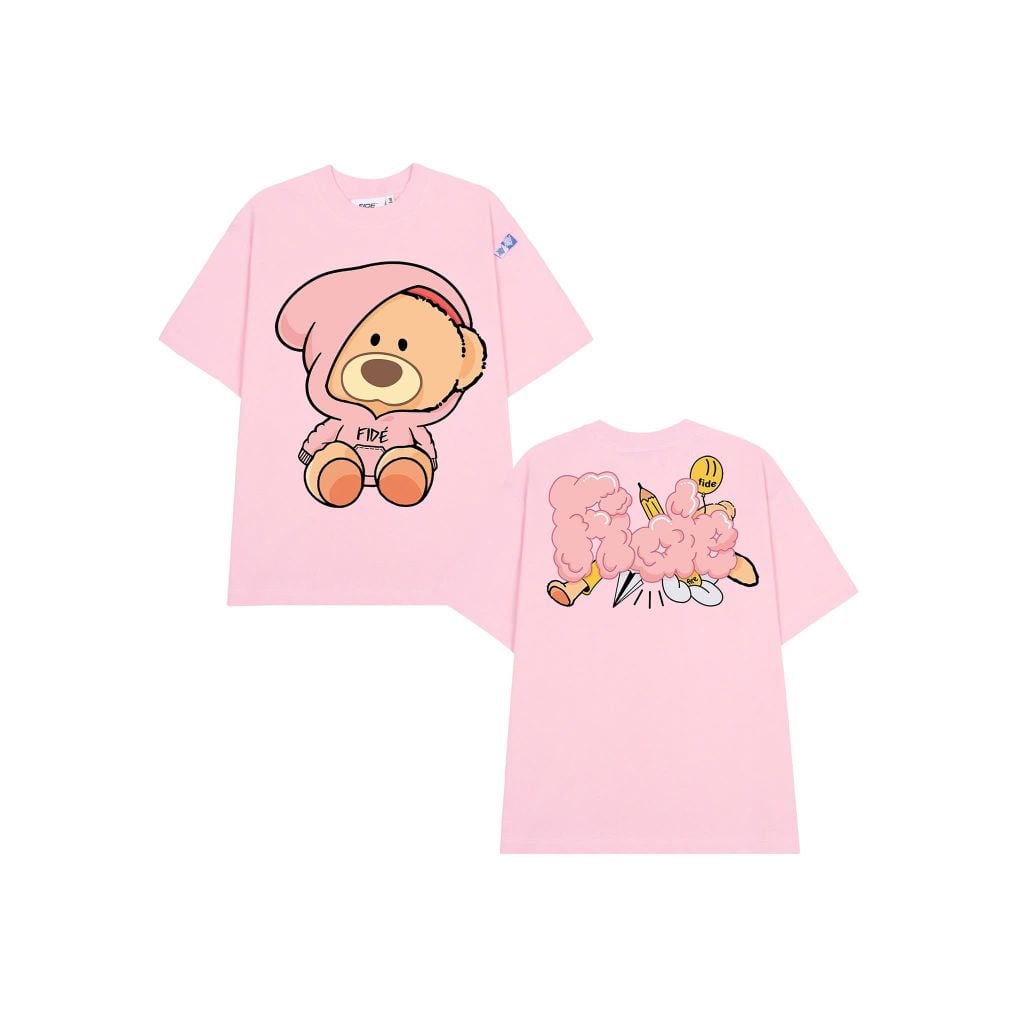 Áo thun FIDE TEDDY phông unisex form rộng local brand nam nữ cổ tròn oversize - AT304