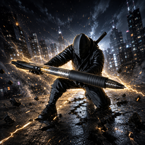  Đế Giữ Bút Ninja In Khối 3D Màu Đen 