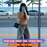  Áo Thun Nữ Cổ Vòng Chữ I 