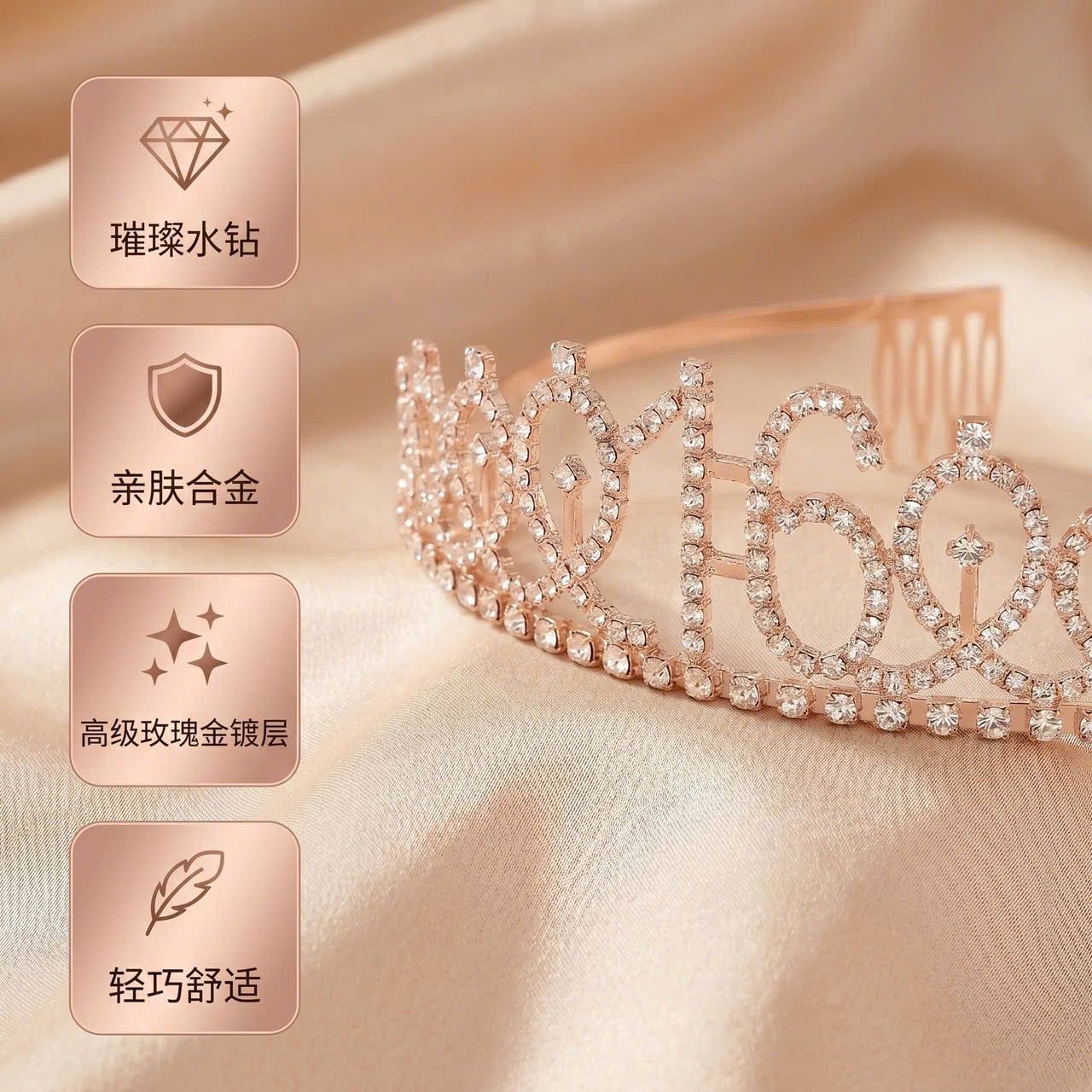 Vương Miệng Mừng Sinh Nhật Số Hợp Kim 16 