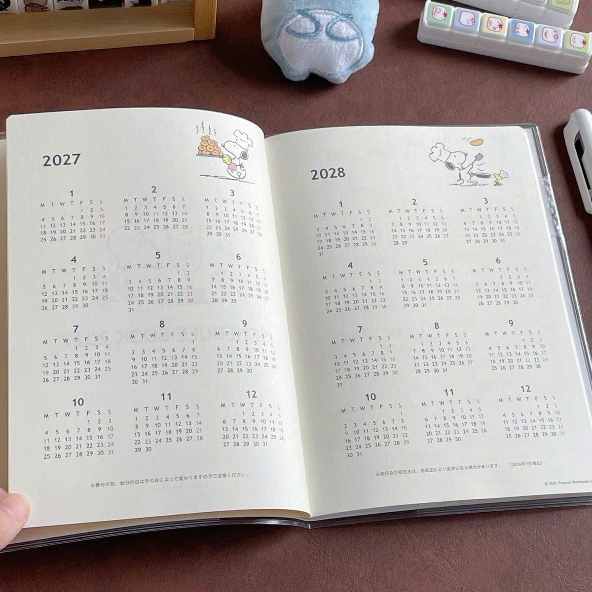  Sổ Tay Snoopy 2027 