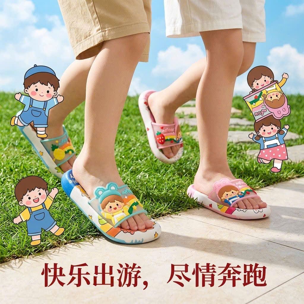  Dép Cầu Vòng Bé Trai / Bé Gái 