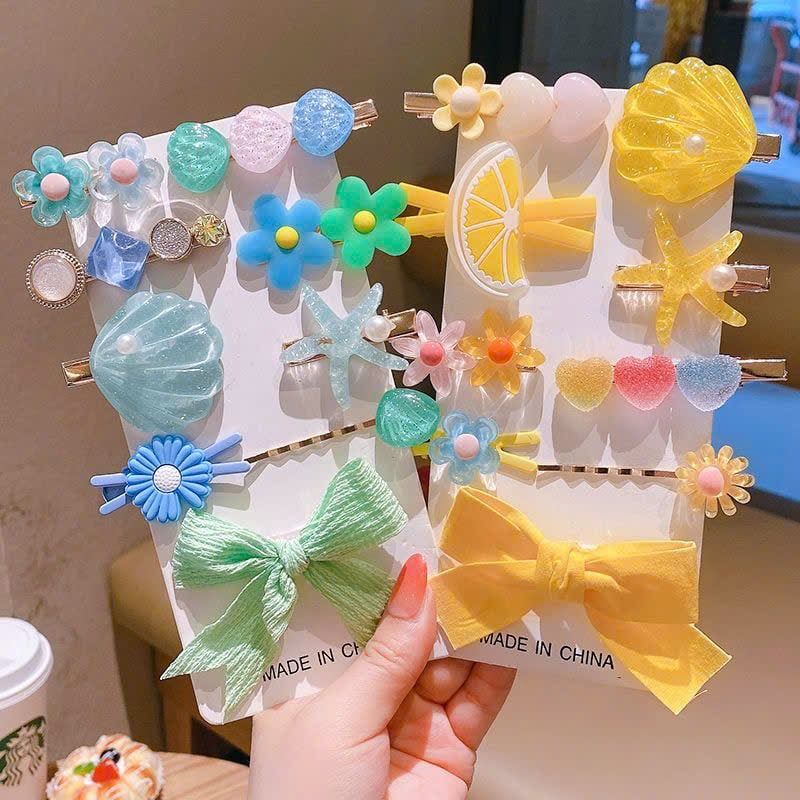 Set Kẹp Tóc Ngôi Sao Biển Và Nơ 