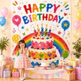  Tấm Vải Trang Trí Happy Birthday 