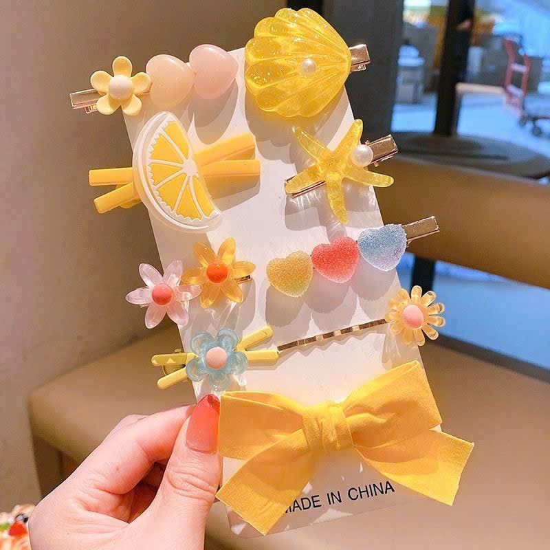  Set Kẹp Tóc Ngôi Sao Biển Và Nơ 