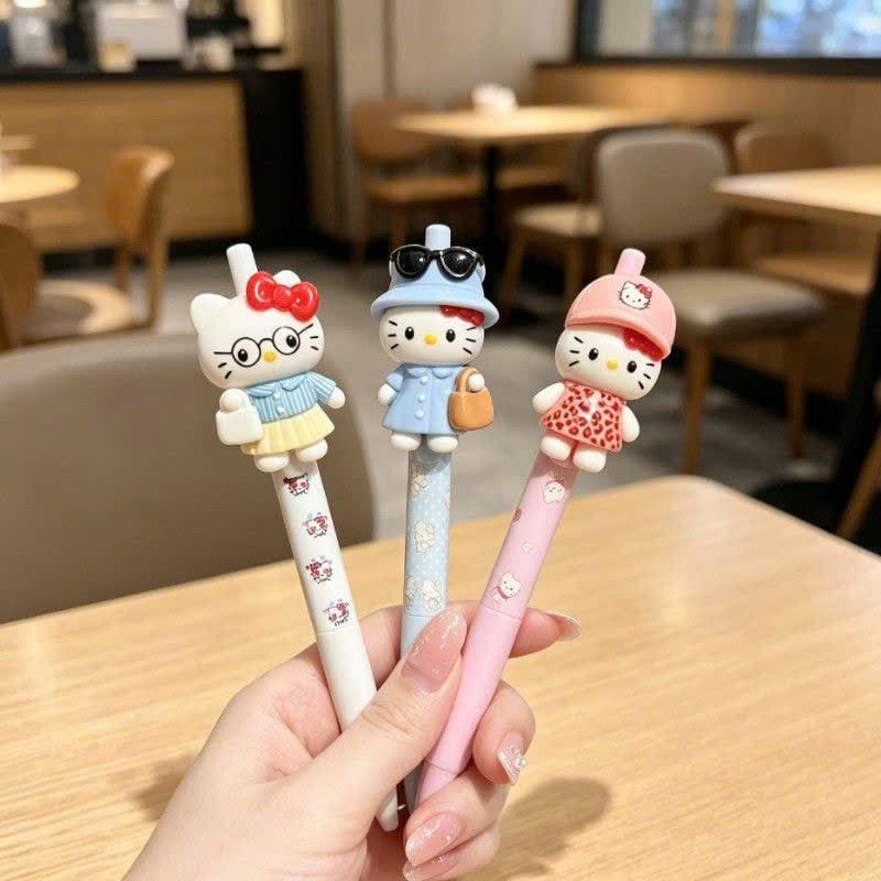  Bút Gel Mực Đen Hello Kitty 