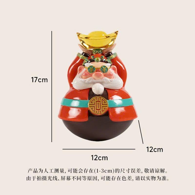  Tượng Lật Đật Tứ Hỷ Thần Tài 